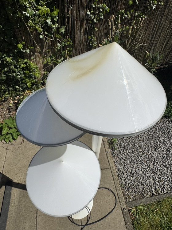 Image 1 of Vintage Space Age Vloerlamp – Triple UFO Design – 155 cm
