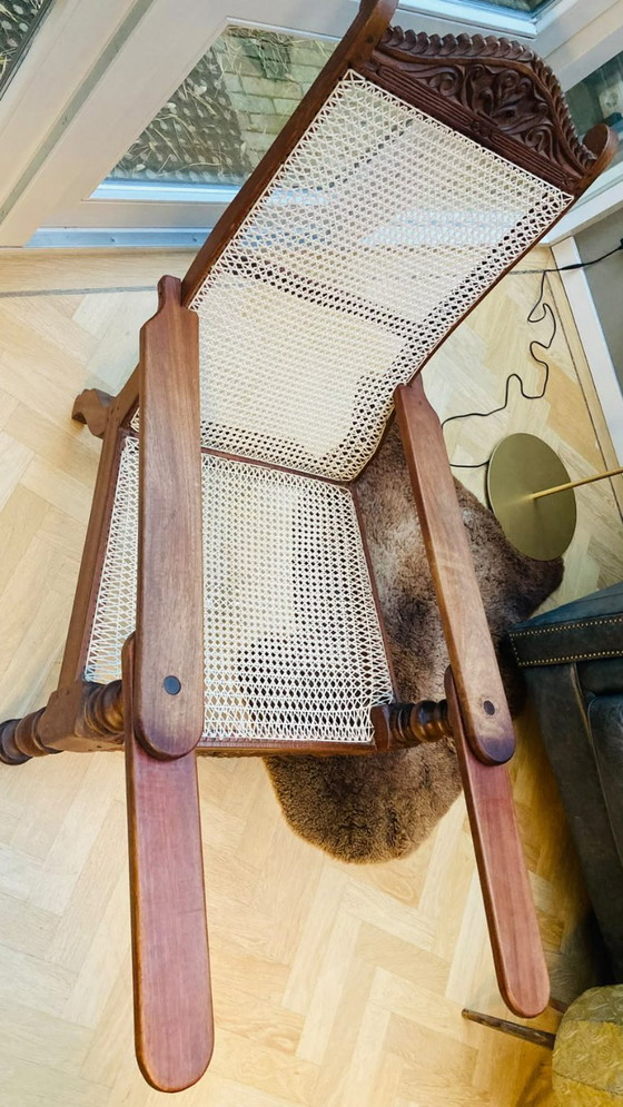 Authentic, handmade Lamu chair from Kenya, crafted in 1998 – Armchairs, Wood (photo 3 of 5)