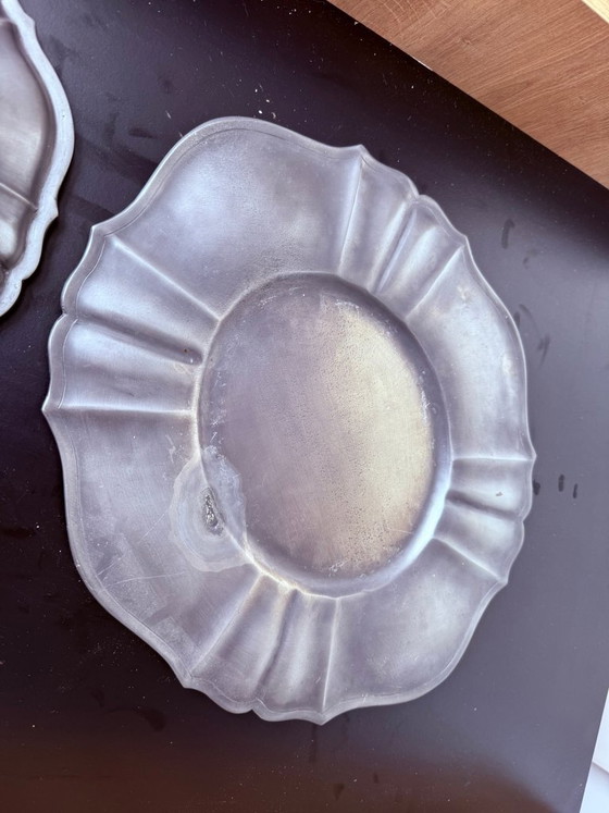 Vintage Italiaanse Soepterrine – Tafelwaar, Metal, Silver (photo 6 of 7)