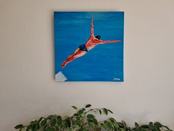 Image 1 of Jovan SRIJEMAC - Free Jump - Künstlerisches Gemälde