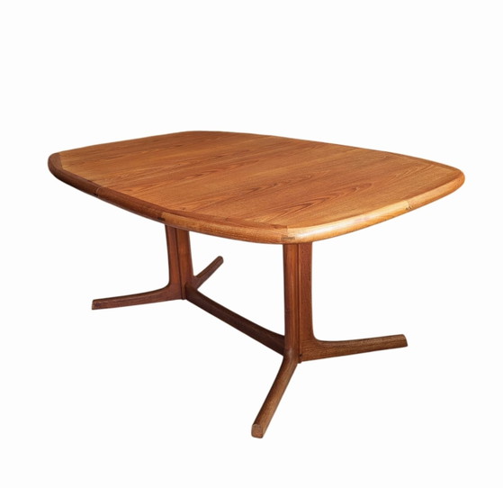 Image 1 of Table de salle à manger extensible vintage danoise en teck
