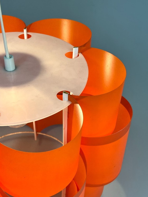 Vintage pendant lamp, Hans Agne Jakobsen, Scan-light, Tn64/410 – Plastic (photo 10 of 15)