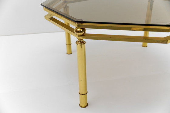 Image 1 of Vintage Italian Octagonal Regency Coffee Table, 1970s