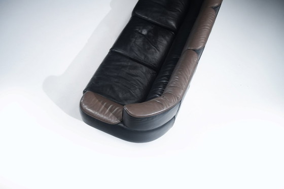Image 1 of Seltene BULL Sofagarnitur, 1987 von Gianfranco Frattini für CASSINA, nur ein Jahr lang produziert.
