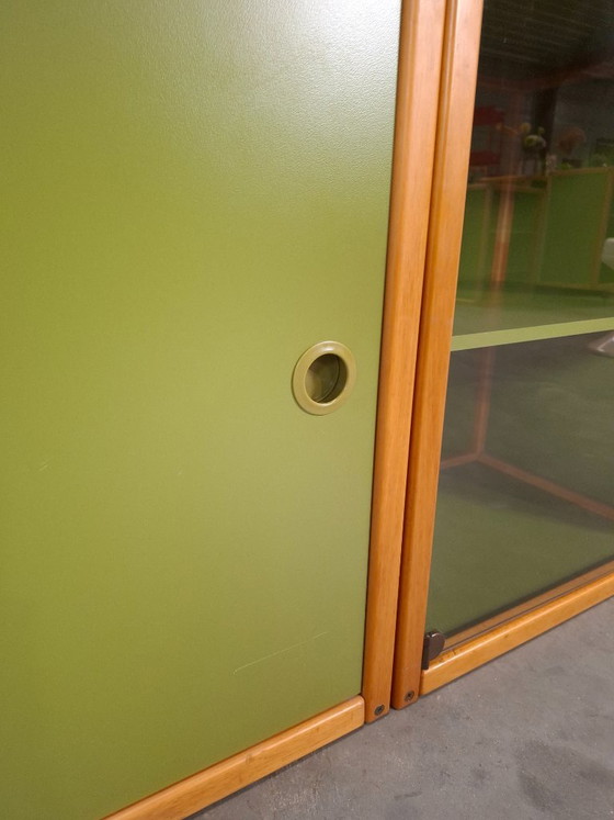 Design Flötotto Profilsystem Mobile modulare – 4 parti – Faggio verde, Mobile 1 – Credenze, Glass, Wood (photo 10 of 24)