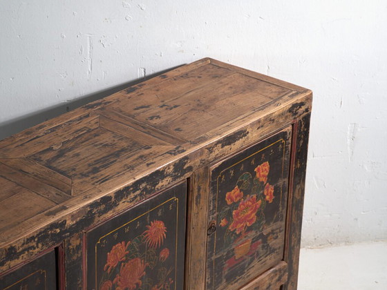 Buffet bas ancien peint en orme – Chine, vers 1900 – Iron (photo 10 of 40)