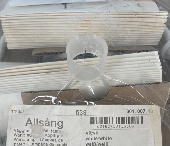 Image 1 of Rare vintage IKEA Allsång wall lamp in OVP 1990s