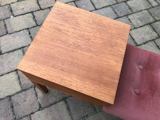 Mid-Century Teak Telefoonbankje, jaren 60 – Retro (photo 3 of 5)