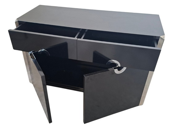 Image 1 of Buffet iconique à deux portes « Alveo » de Willy Rizzo pour Mario Sabot – Modèle des années 1970