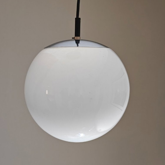 Image 1 of Raak hanglamp ochtendnevel "morning dew" type B1152 jaren 70