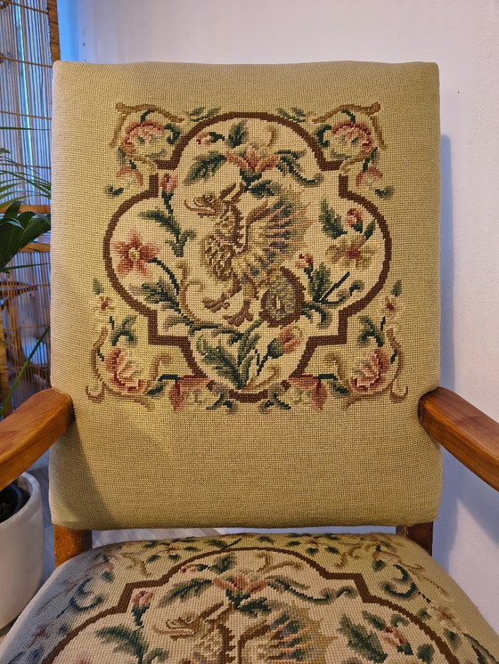 Image 1 of Antique armchair / knight's chair from 1890