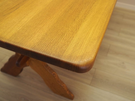 Danish Extendable Oak Dining Table Designed by Henning Kjærnulf, 1960s – Henning Kjaernulf, Wood (photo 7 of 21)