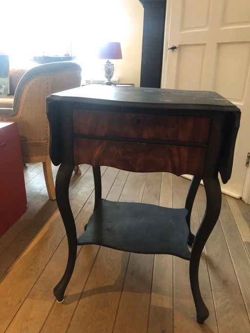 Mahogany,painted,side table