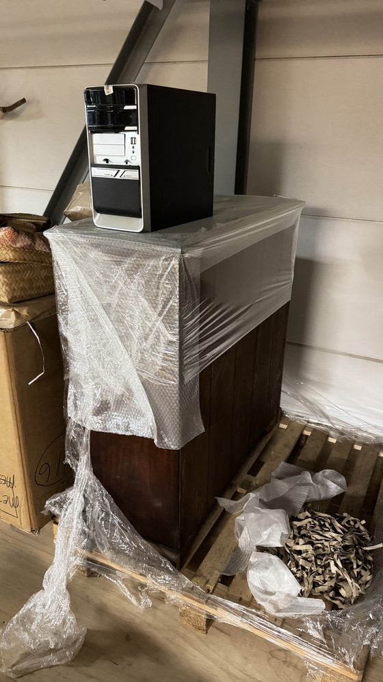 Image 1 of Antieke Kleppenkast / apothekerskast / Notariskast