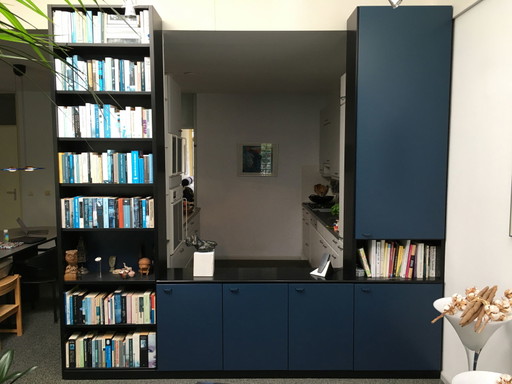 Molteni boeken-servieskast