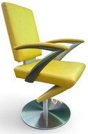 Ensemble de 3 chaises de salle à manger en cuir