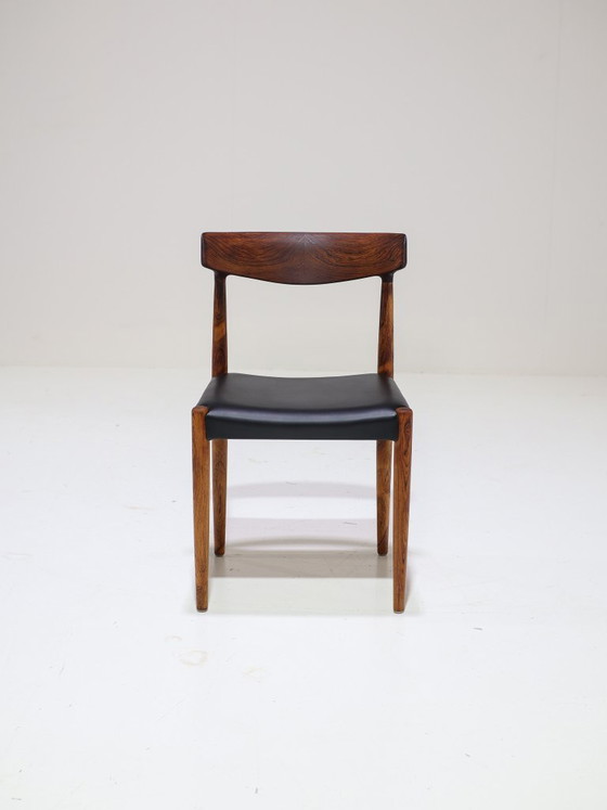 Image 1 of 6 sillas de comedor Knud Faerch 343 de palisandro, danesas, de la década de 1950.