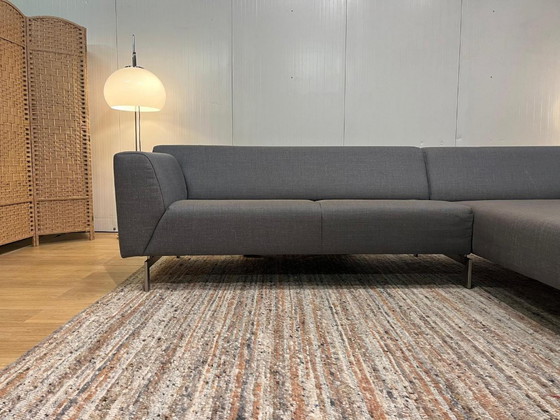 Image 1 of Canapé d'angle Rolf Benz Linea gris-brun