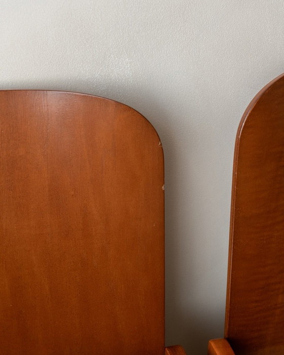 Sillas de comedor italianas de contrachapado, atribuidas a Molteni, años 70, juego de 4 – Molteni&C, Wood (photo 20 of 24)