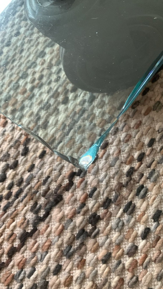 Image 1 of Fontana Arte Tavolo Con Ruote Coffee table on wheels