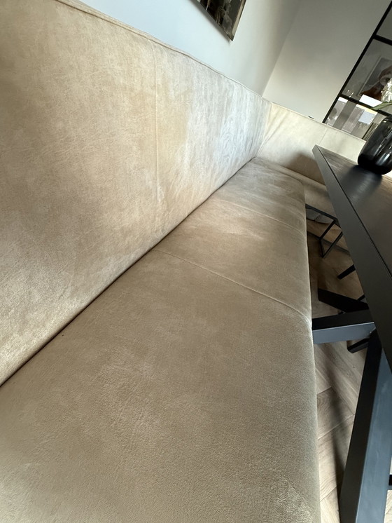 Image 1 of Complete eetkamerset (bank, 3 stoelen, tafel)