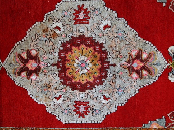 Image 1 of Runner turco Oushak vintage fatto a mano, 110 cm x 340 cm, anni '40 - 1C515