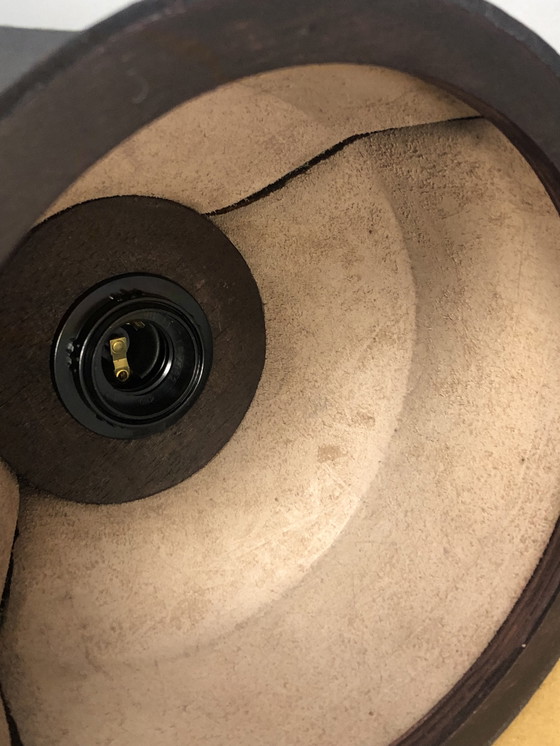 Image 1 of Lampada a sospensione Lloyd in pelle nera di Nieuwe Heren 200,-