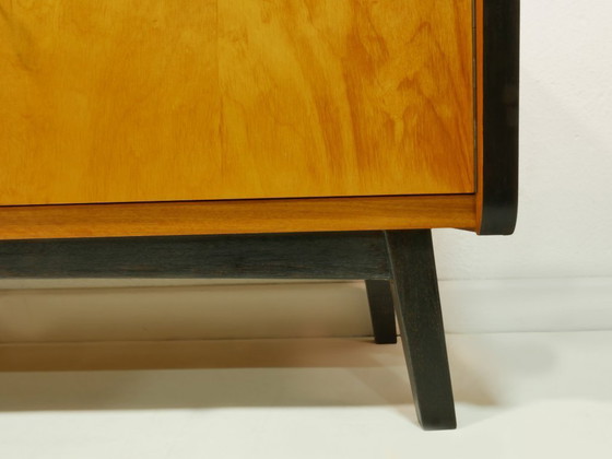 Image 1 of Vintage dressoir uit de jaren 60, 180 cm, midden-eeuwse stijl, laag dressoir, ladekast, Duitsland