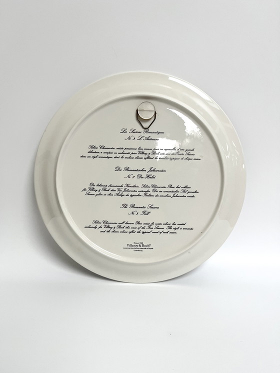 Image 1 of Villeroy & Boch Decorative Plate – “Les Saisons” No.3 “Autumn” – Porcelain