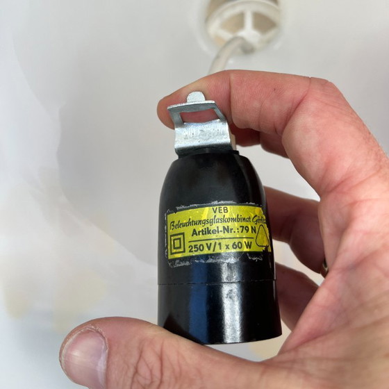 Image 1 of Hängelampe, VEB Beleuchtungsglaskombinat Görlitz, Deutschland, 1970er Jahre