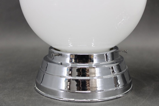 Image 1 of 1940 Paar Art Deco Plafond- of Wandlampen, Tsjecho-Slowakije