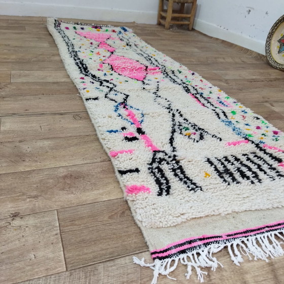 Image 1 of Multicolor Berber Carpet For The Hallway 85 × 250 Cm - Buntes Berber-Läuferteppich 85 × 250 Cm