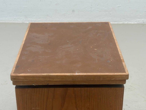 Vintage Wooden Seating Chest, 1960s – Storage cabinet (photo 3 of 13)
