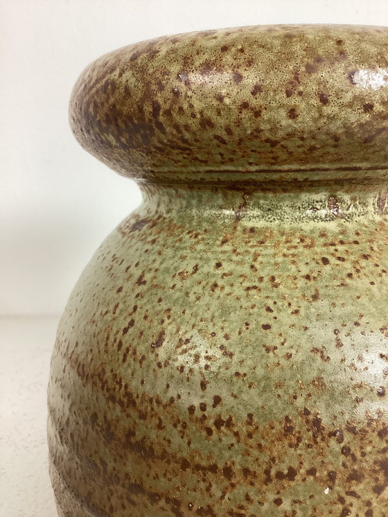 Image 1 of Vintage Mobach Piet Knepper keramieken pot bloempot 