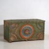 Malle ancienne sculptée style art populaire (c.1900) #79 – Armoires de rangement (photo 9 of 40)