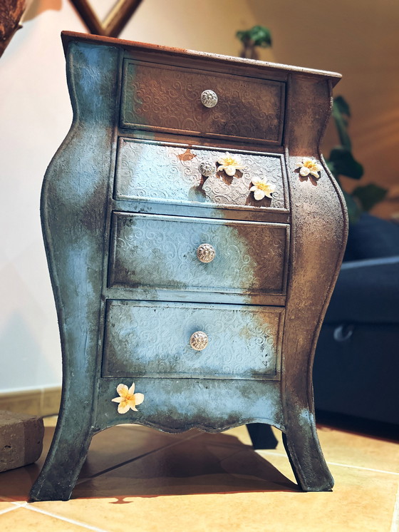 Image 1 of Pare de chevets texturizados relookes