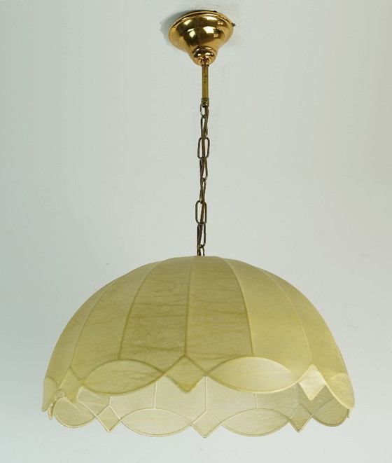 Image 1 of Très belle suspension cocon moderne du milieu du siècle, années 1970