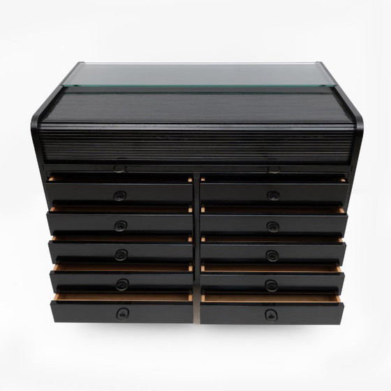 Image 1 of Italienischer Schreibtisch im Mid-Century-Modern-Stil von Gianfranco Frattini für Bernini, 1960er Jahre