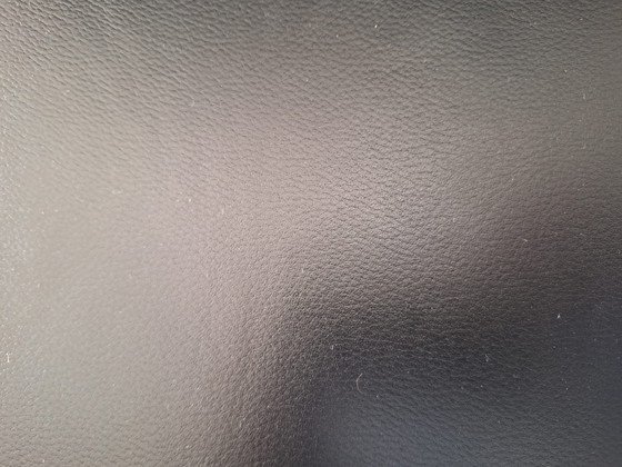 Image 1 of 6 stijlvolle, zwarte, leren stoelen van het met Arco