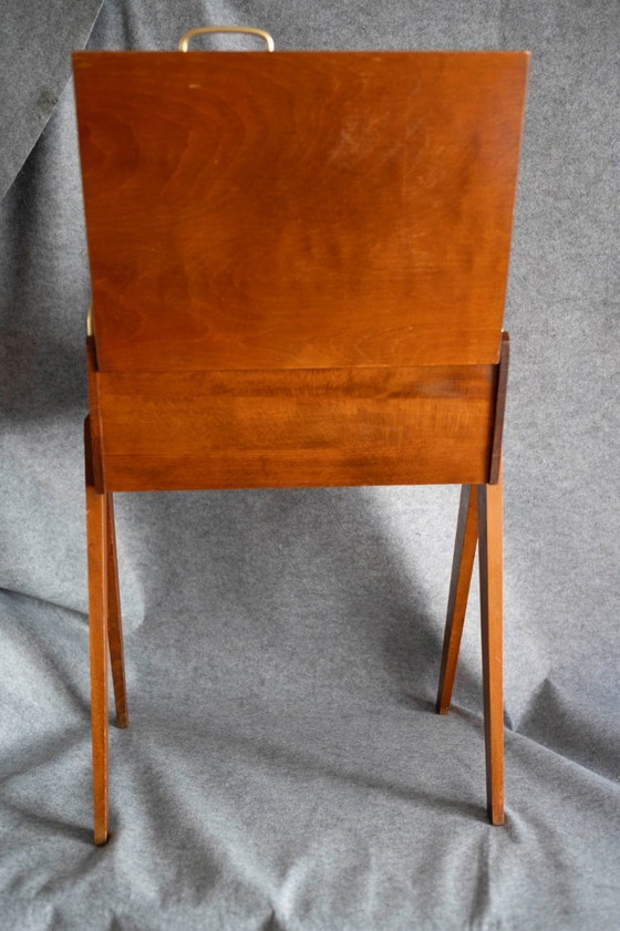 Image 1 of 1960 Vintage - Table de couture Armoire à couture Commode de couture Boîte à couture