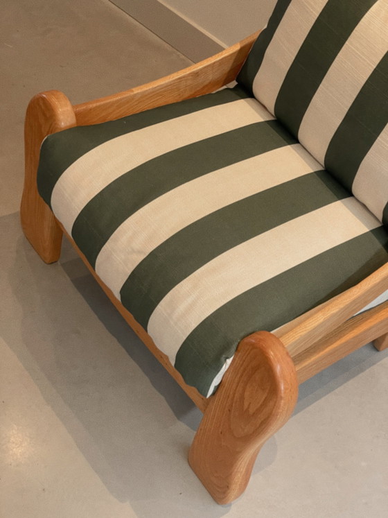 Image 1 of Fauteuil Strepen Massief Hout