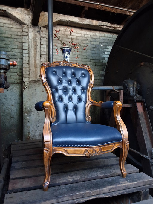 Baroque Victorian Chesterfield armchair