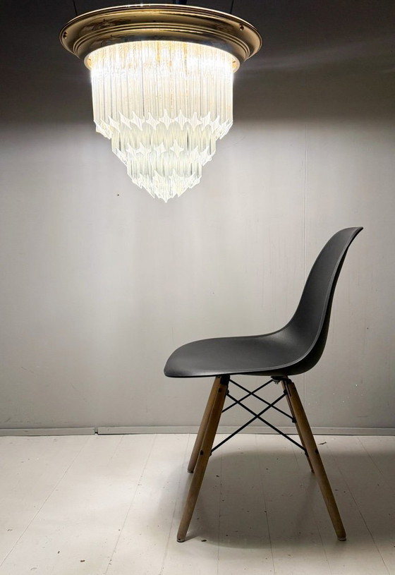 Image 1 of Ceiling light/lamp by Paolo Venini, Asta Quadrilobo, Murano glass, Italy, 1960s