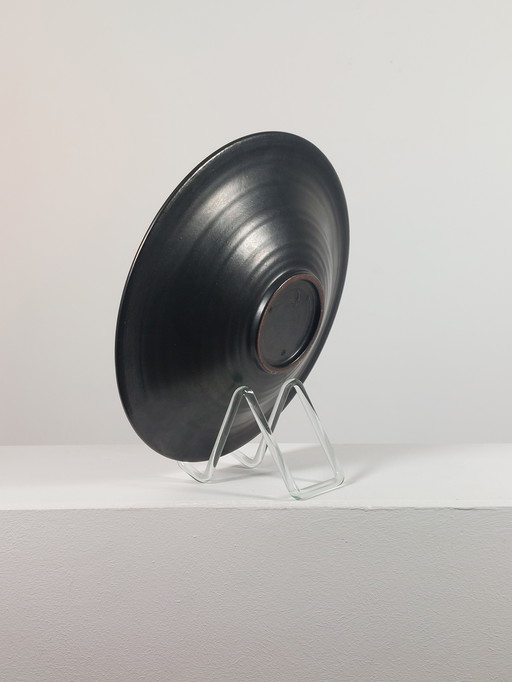 Antique Art Deco fruit bowl/plate by Martha Katzer Majolica