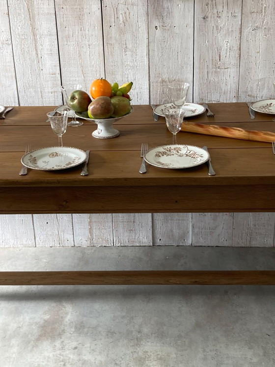 Large antique farmhouse table 244x82cm – Dining tables, Wood (photo 6 of 12)