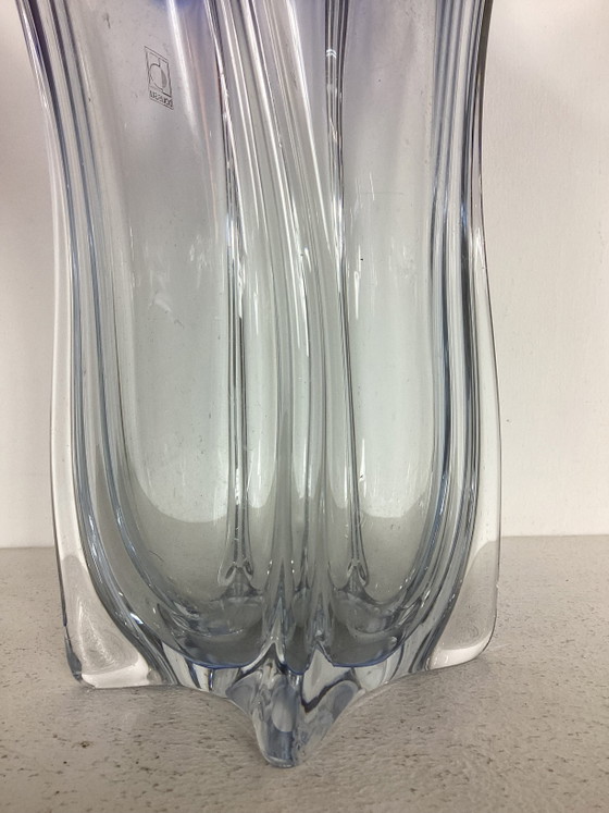 Grand Vase en Verre Design Boussu Vintage Années Soixante-dix – Glass (photo 7 of 8)