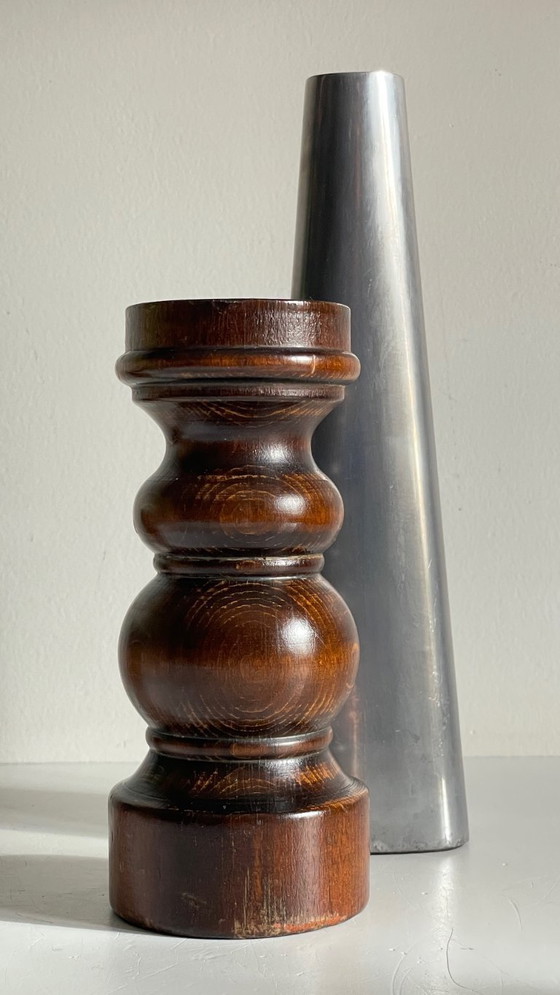 Image 1 of BOUGEOIRS Bois et Métal Ikea VINTAGE