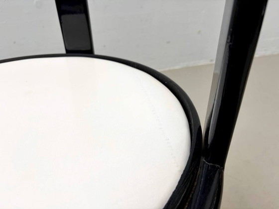 Image 1 of Set van 4 zeldzame bijzettafelstoelen van Gianfranco Frattini, Italië, jaren 70.