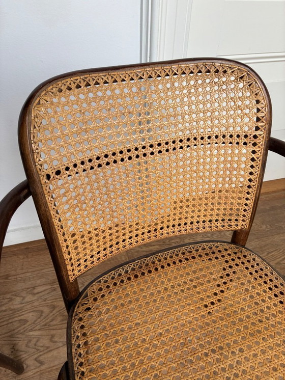 Image 1 of 4x Sessel „Prag“, Entwurf Thonet Nr. 811 von Josef Hoffmann