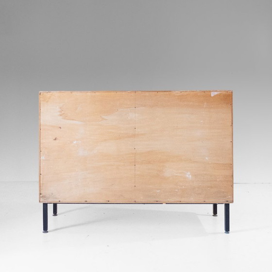 1x Mid-Century Modern Italian Teak Sideboard with Iron Legs & Brass Feet, 1960s – Wood (photo 4 of 14)
